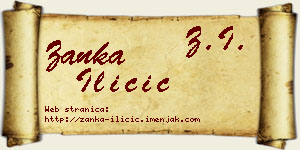 Žanka Iličić vizit kartica